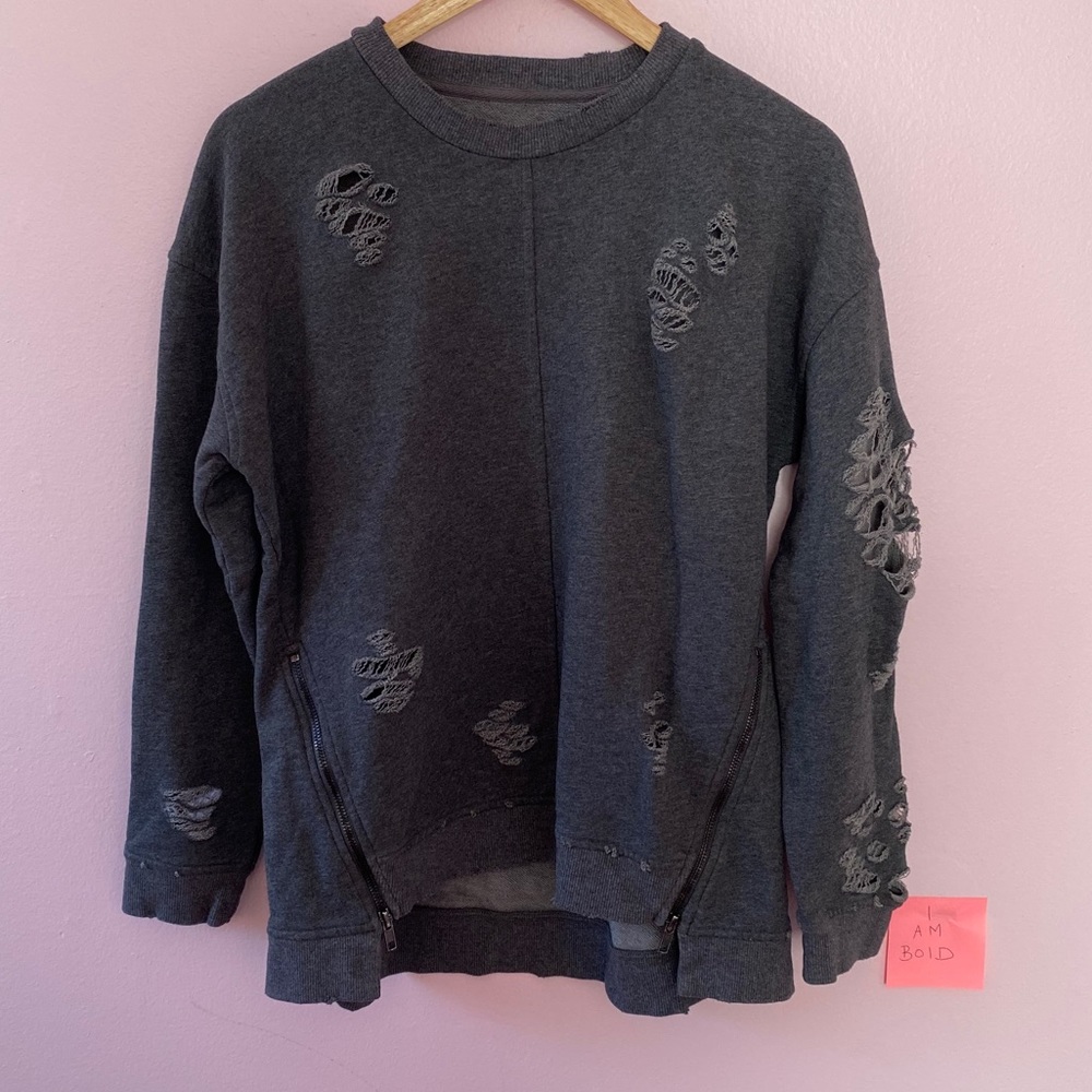 Joes Jeans Distressed Sweatshirt
